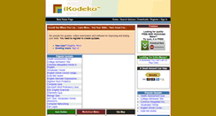 Desktop Screenshot of ikodeko.com